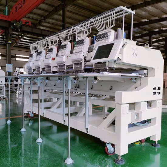 Wonyo High Efficiency Industrial Use 6 Heads Computerized Embroidery Machine for Cap Shoes Embroidery Design