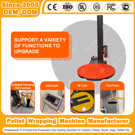 Integrated Fully Automatic Pallet Stretch Wrapping Machine