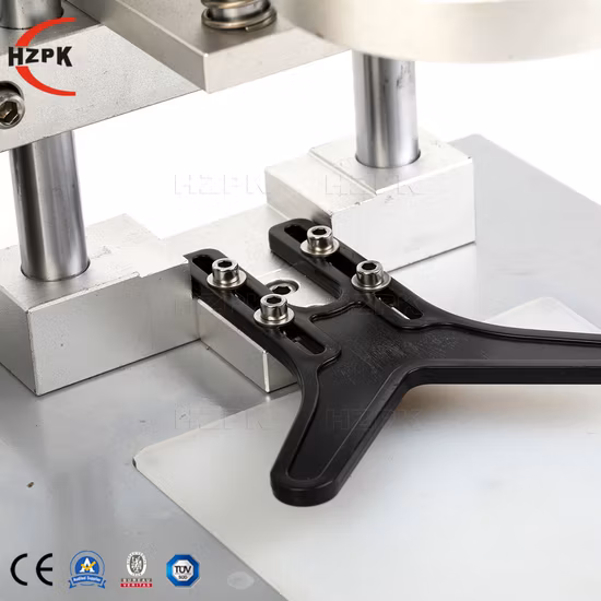 Hzpk Semi Automatic Pet Bottle Screw Capper Cap Compression Machine