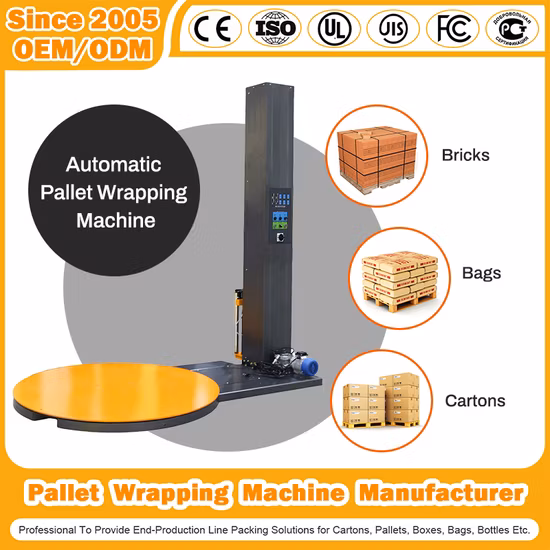 Integrated Fully Automatic Pallet Stretch Wrapping Machine