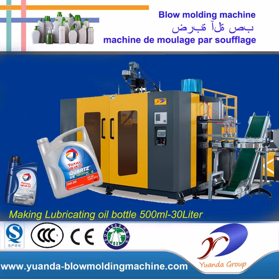 Yuanda Yd-5L Double Station HDPE Extrusion Blow Molding Machine